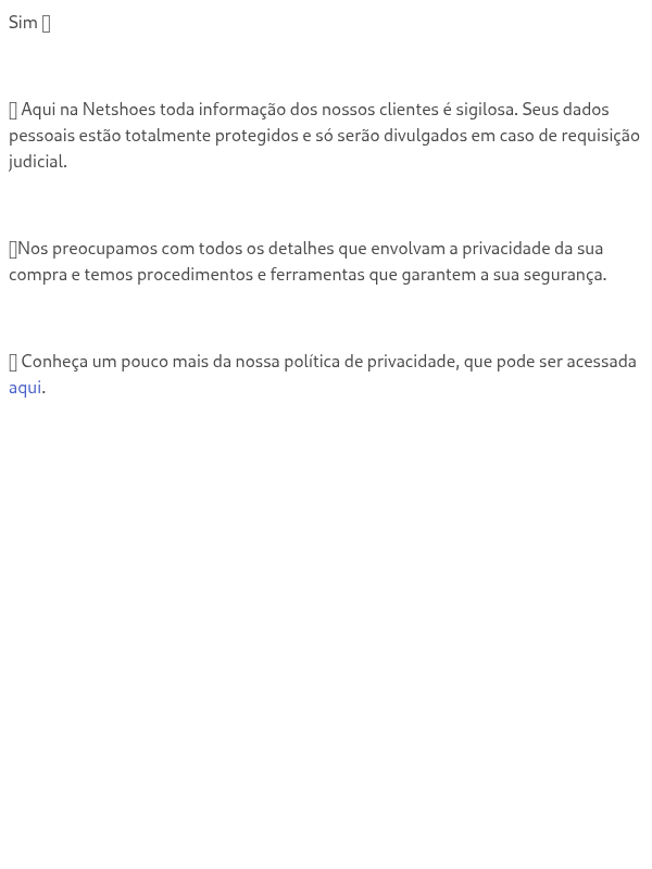 Comprar pela Netshoes é seguro?