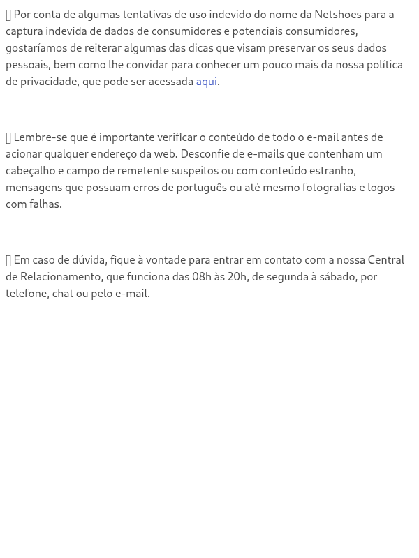 Como identifico o uso indevido do e-mail?