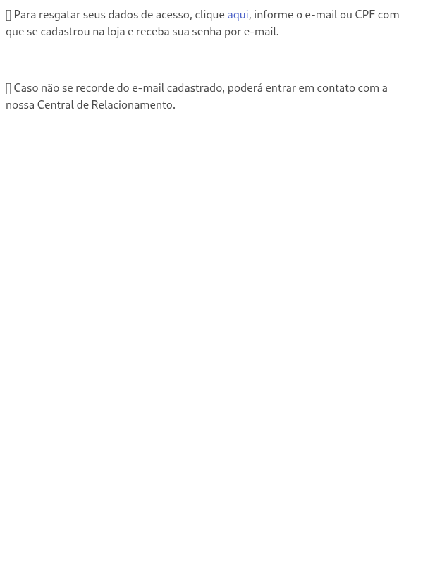 Fui informado de que o meu CPF já está cadastrado. O que devo fazer?